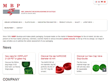 Tablet Screenshot of mbp-plastics.com